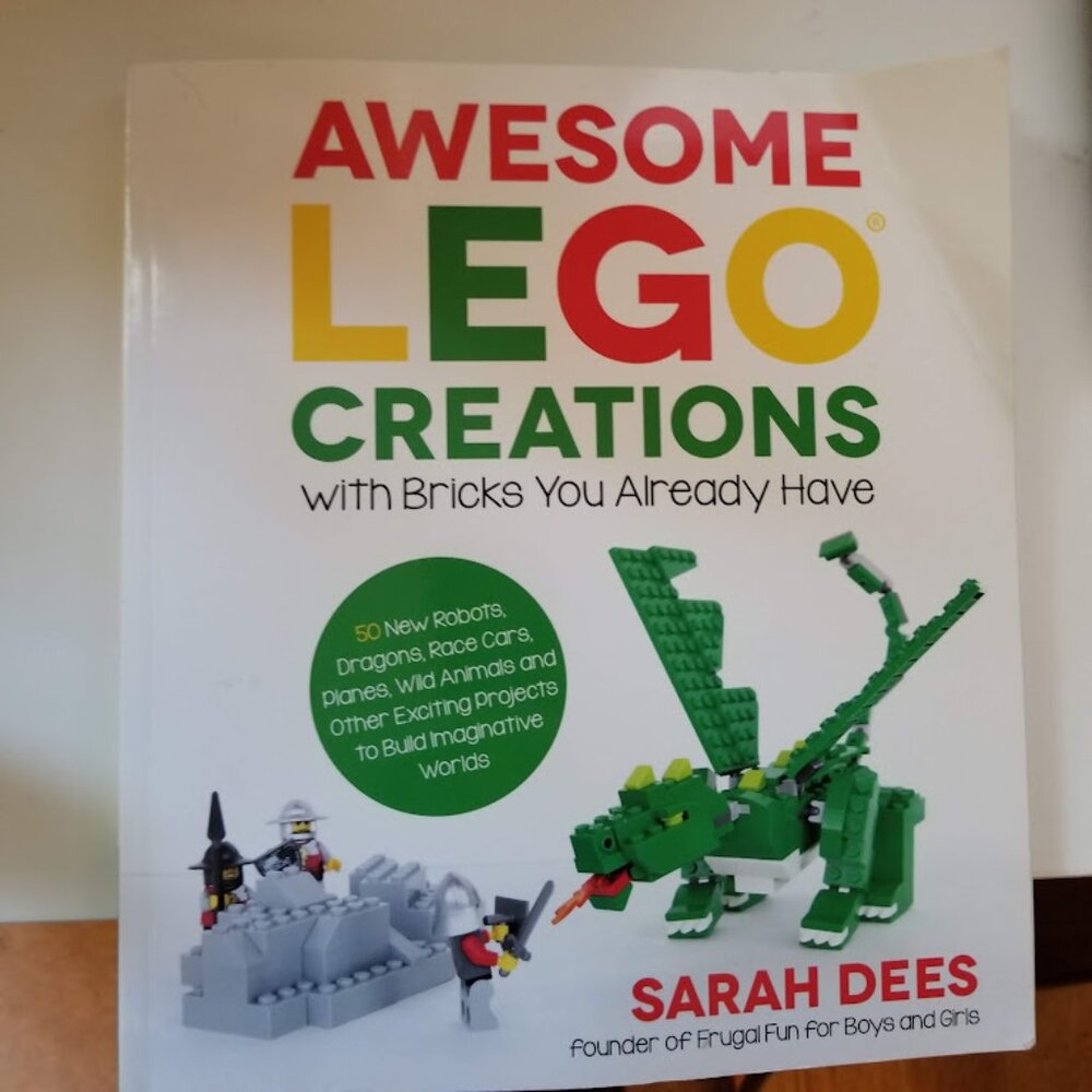 Awesome Lego Creations Paperback Book, STEM, Educational Book